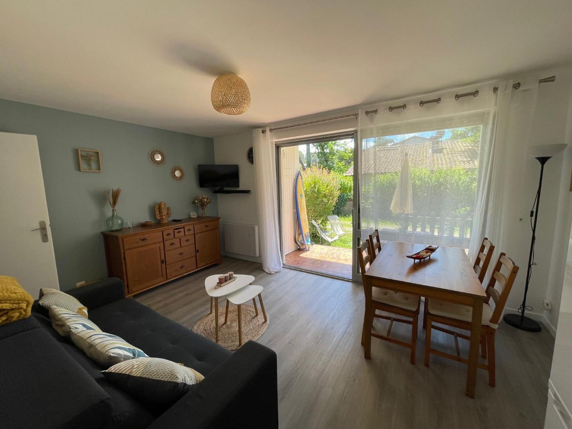 Appartement Avec Chambre, Terrasse Et Jardinet Proche Plage, Foret Pins, Piste Cyclable, Lac Мимизан-Плаж Экстерьер фото
